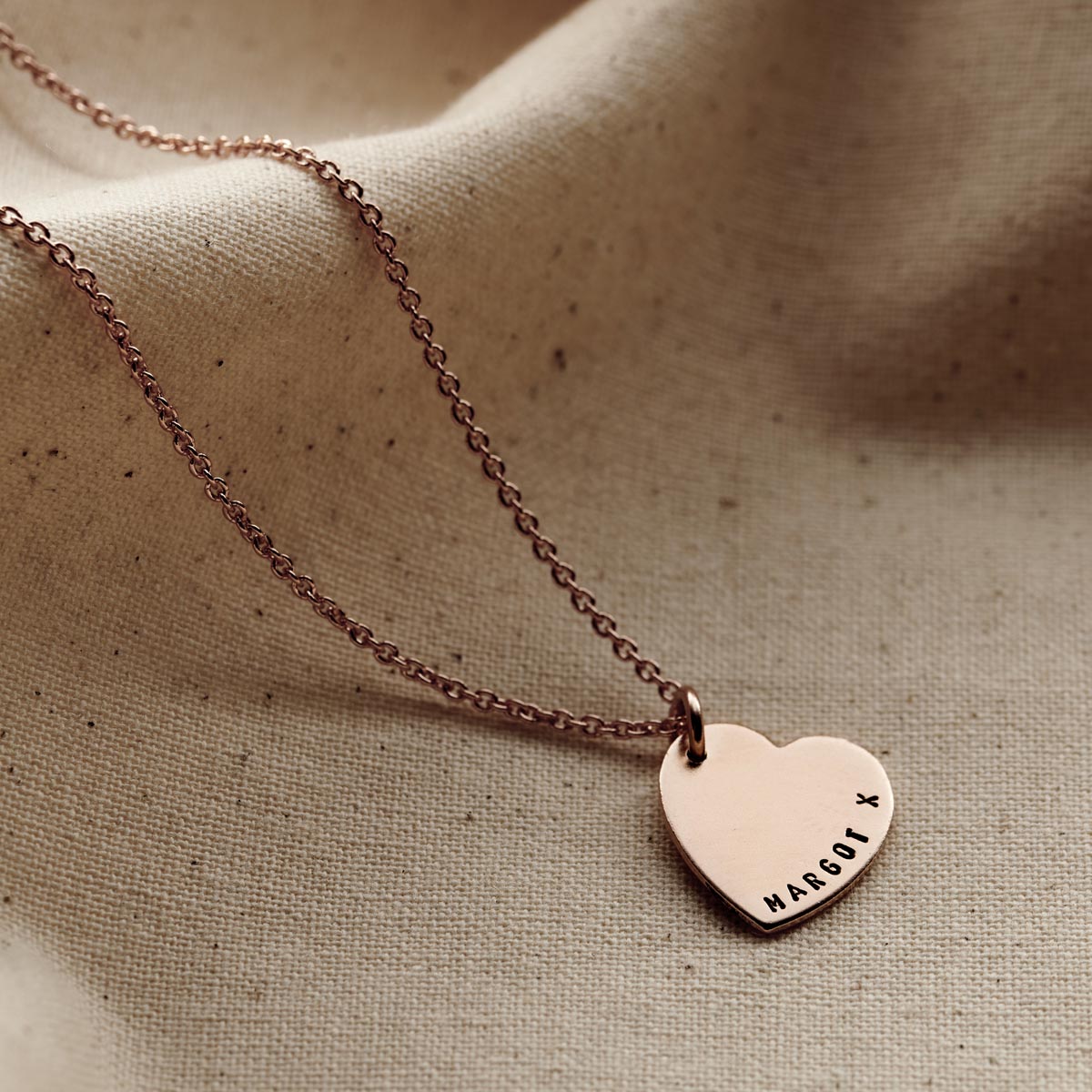 Personalised Heart Name Necklace