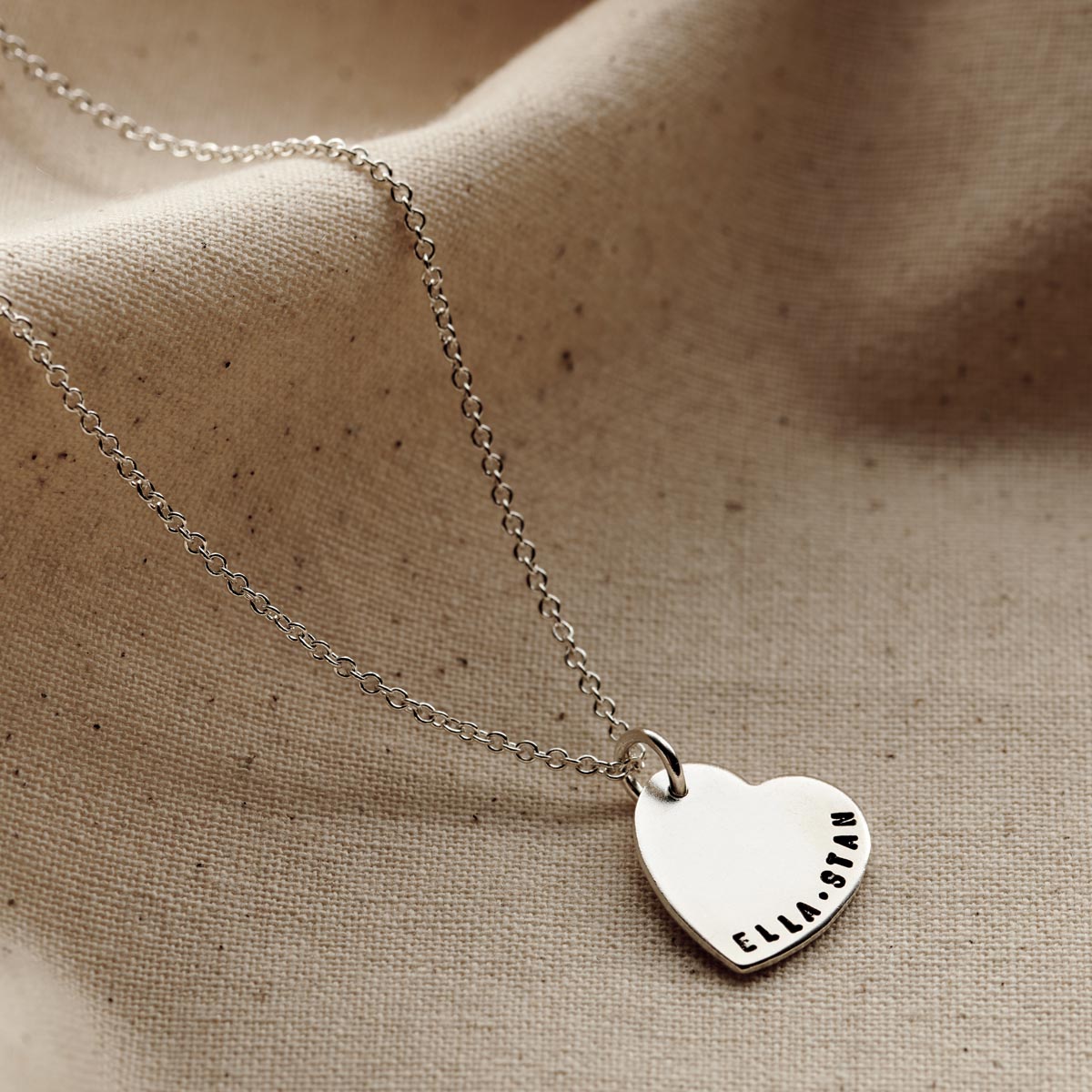 Personalised Heart Name Necklace