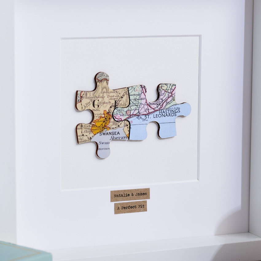 Personalised Jigsaw Puzzle Map Picture