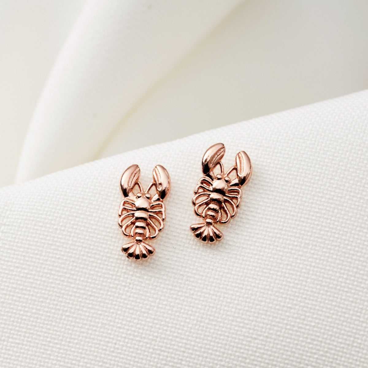 Lobster Stud Earrings