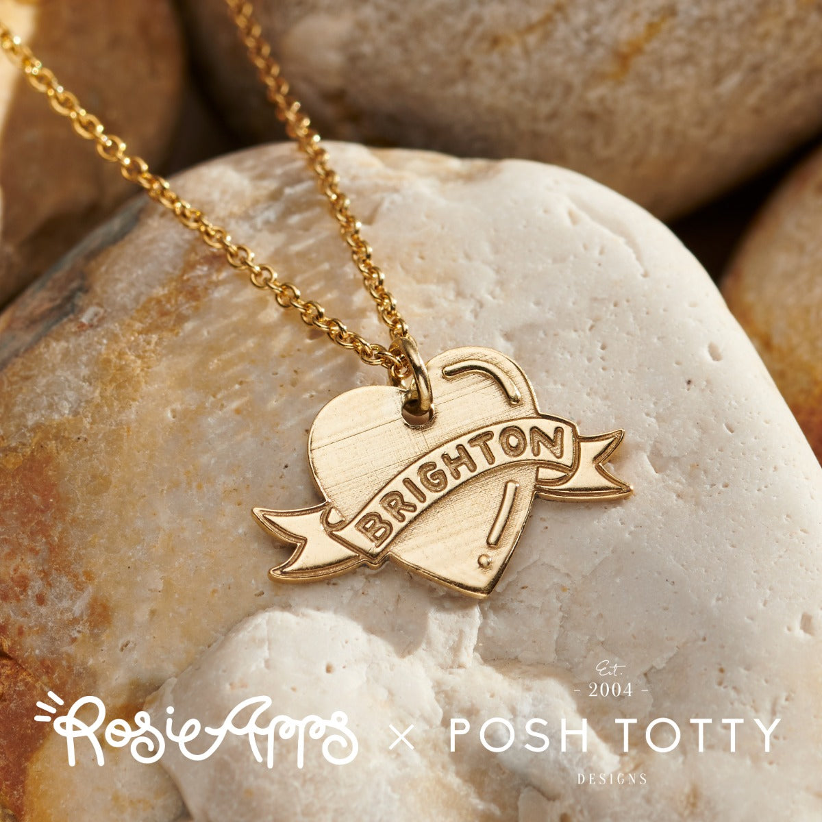 Personalised I Heart Brighton Charm Necklace