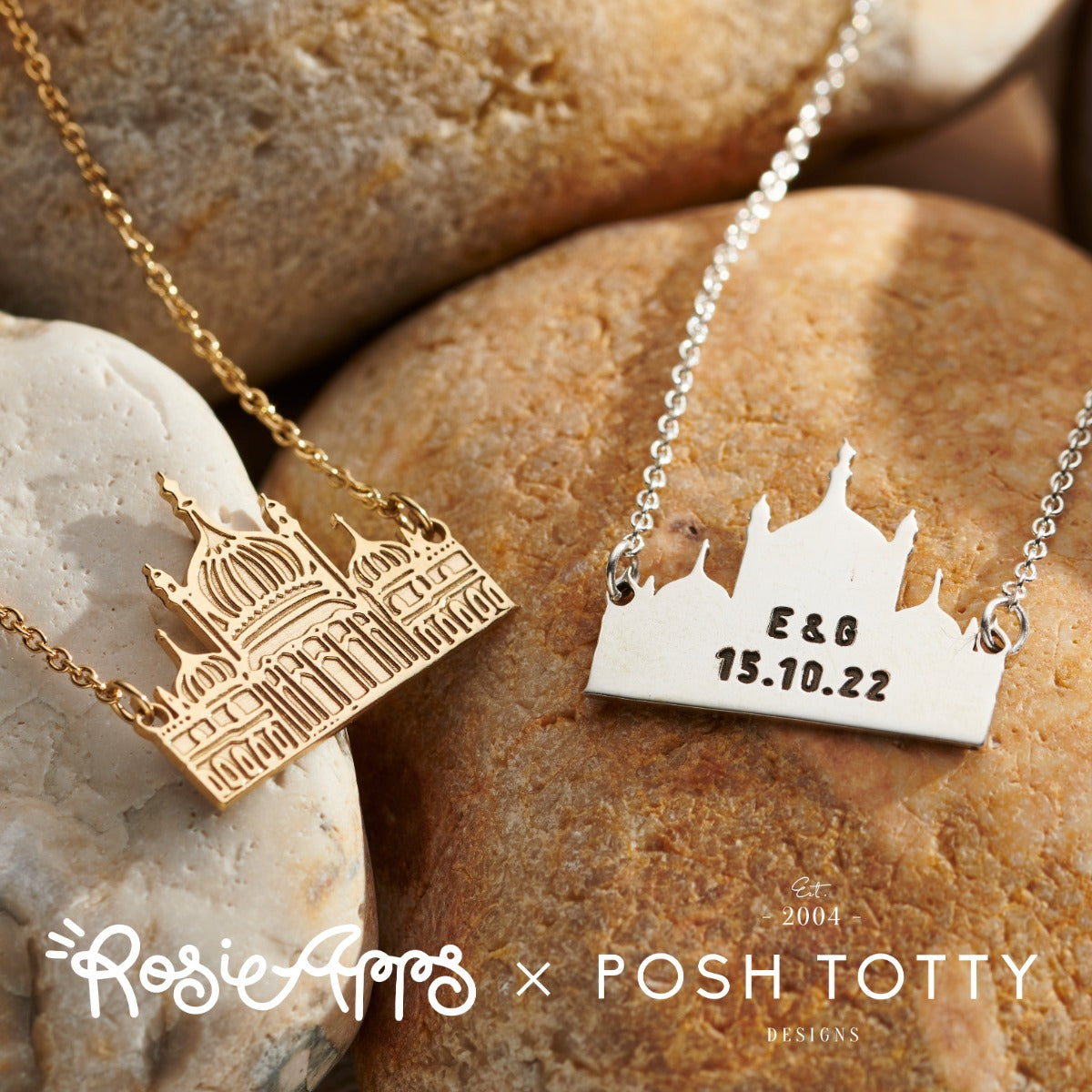 Personalised Brighton Pavilion Charm Necklace