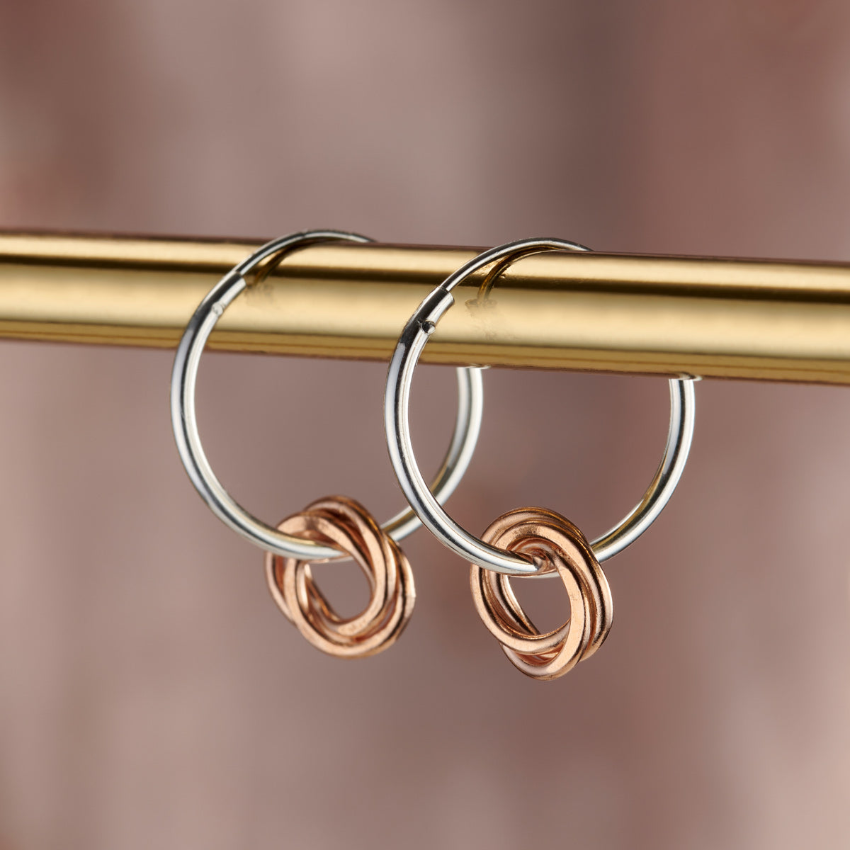 Russian Ring Hoop Earrings