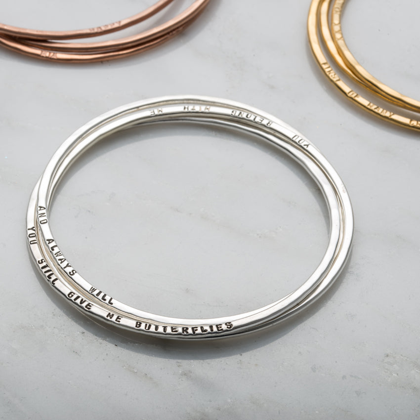 Personalised Russian Bangle Set