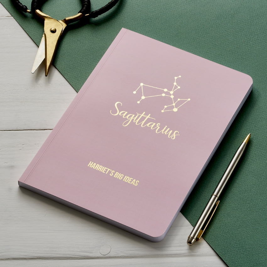 Personalised Star Sign Constellation Notebook