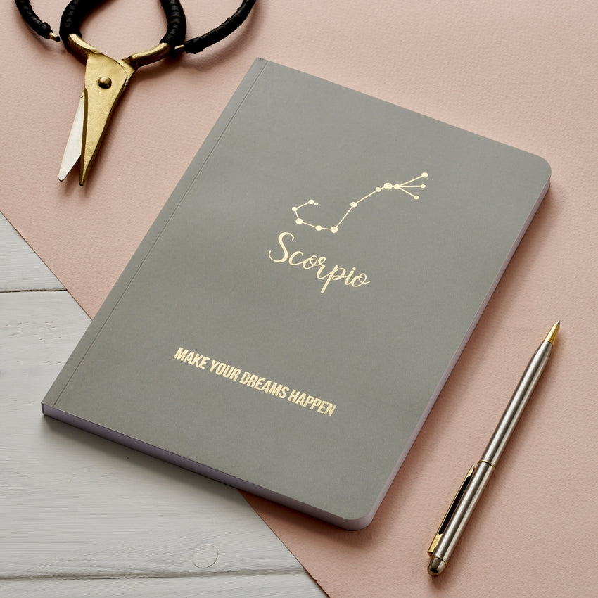 Personalised Star Sign Constellation Notebook