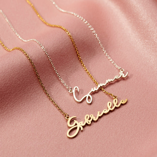 Script Name Necklace