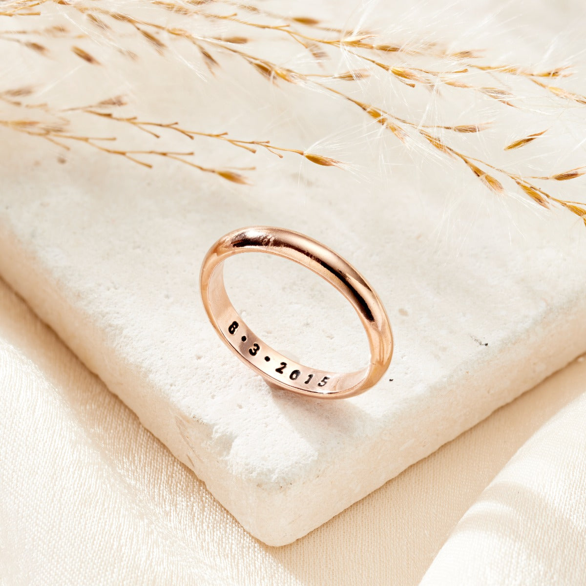 Personalised Script Ring