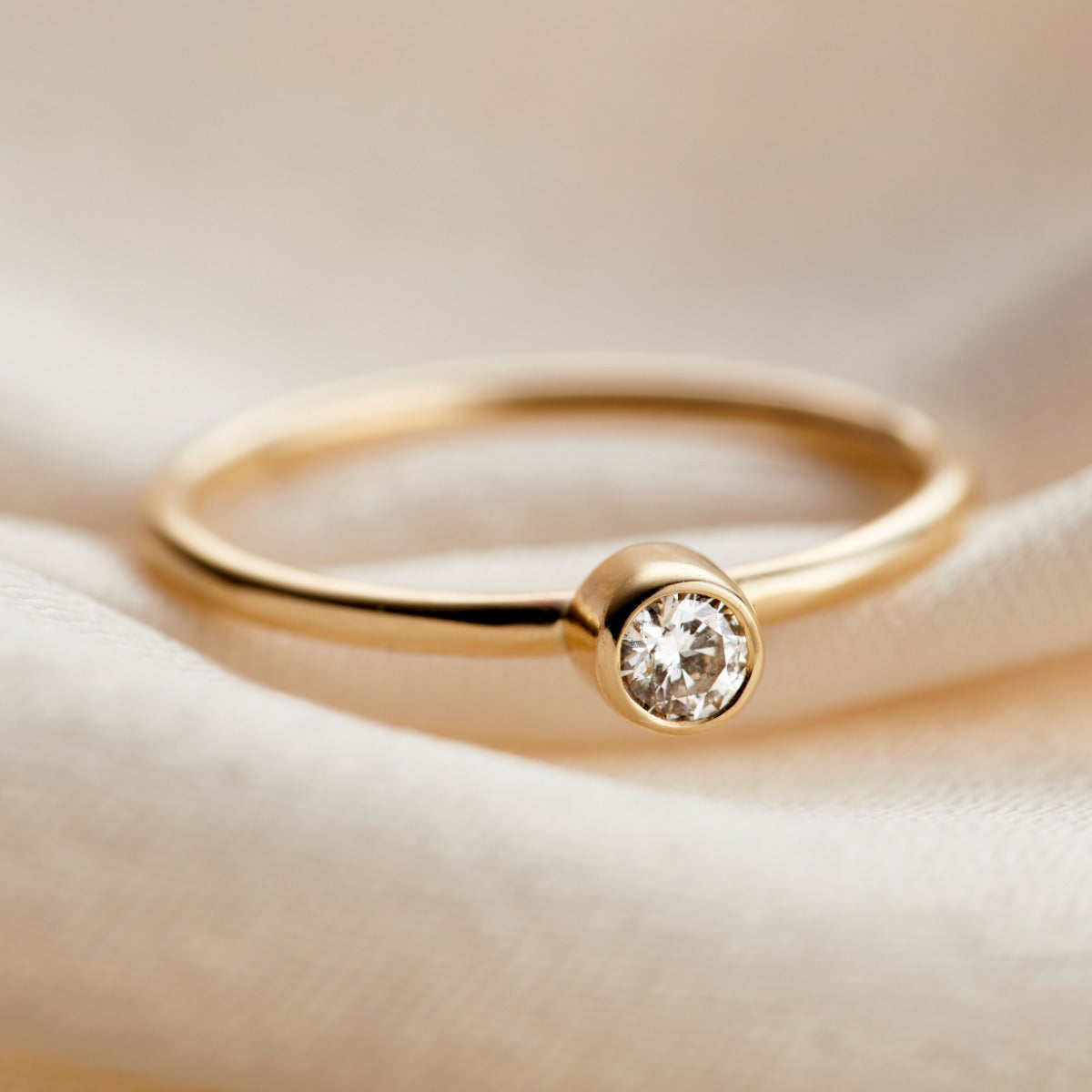 9ct Gold Diamond Engagement Ring