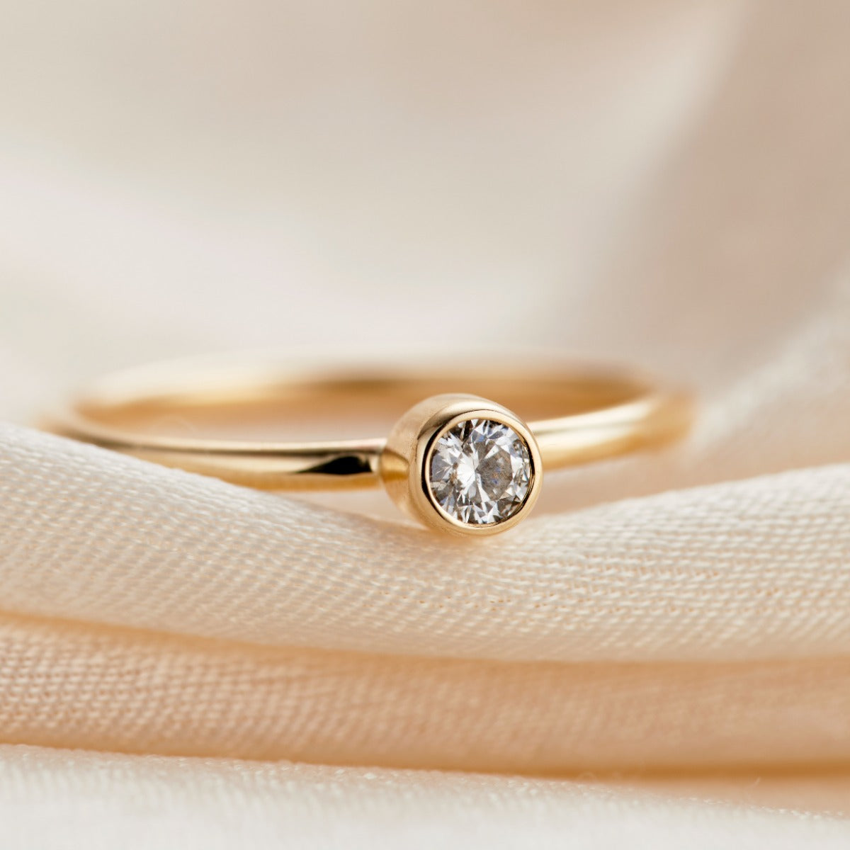 9ct Gold Diamond Engagement Ring