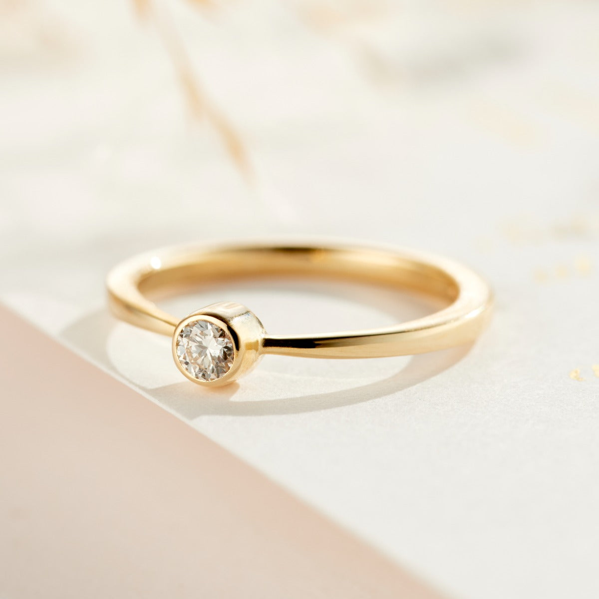 Personalised 9ct Gold Diamond Engagement Ring