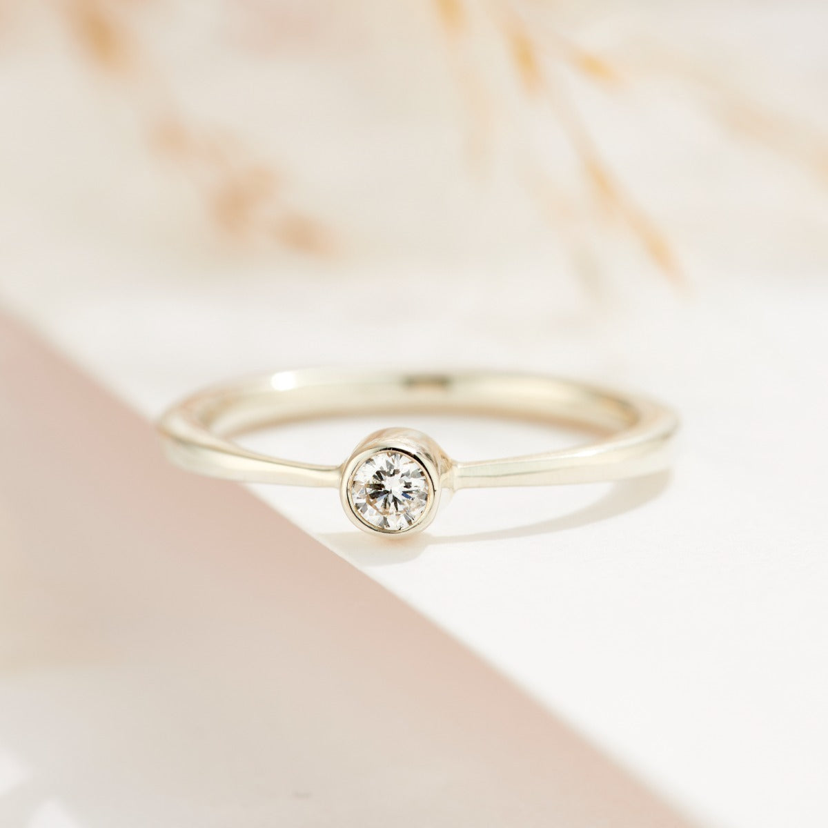 Personalised 9ct Gold Diamond Engagement Ring