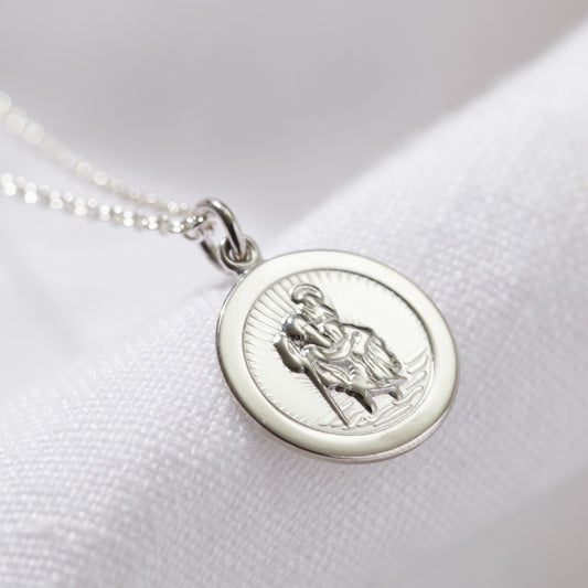 Mini St Christopher Necklace