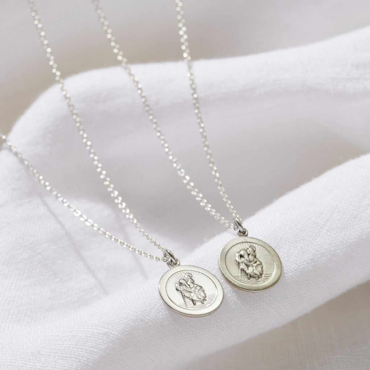 Mini St Christopher Necklace