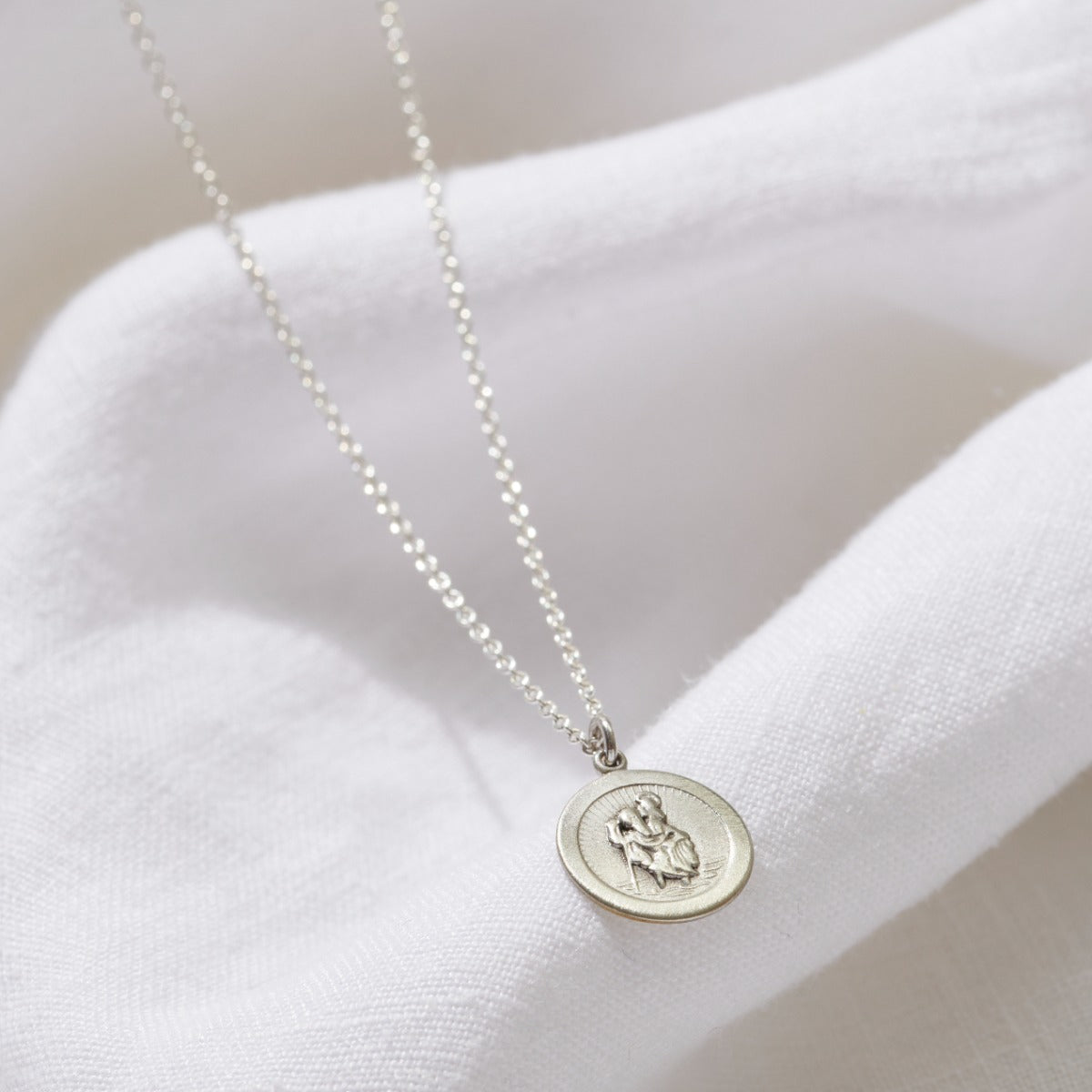 Mini St Christopher Necklace