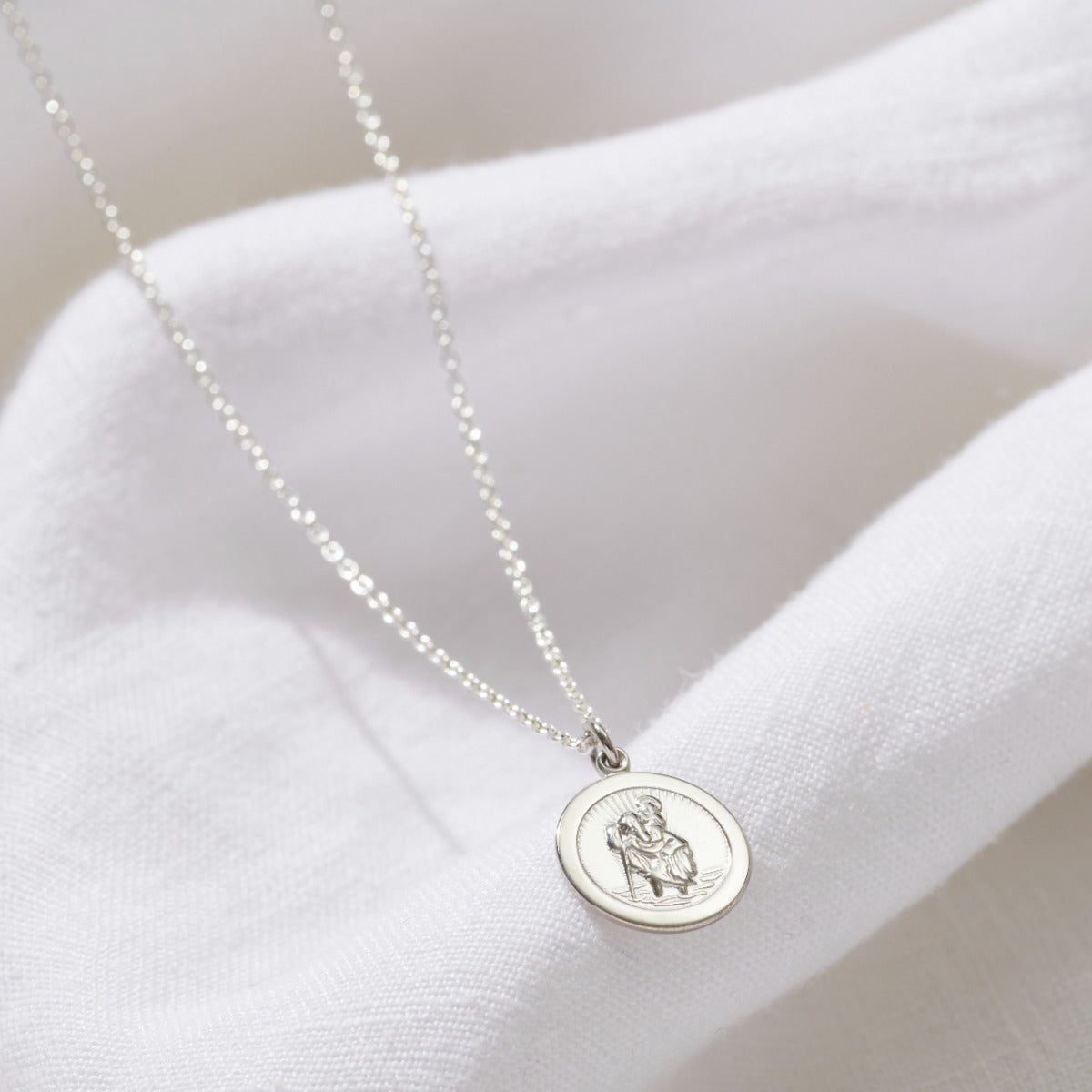 Mini St Christopher Necklace