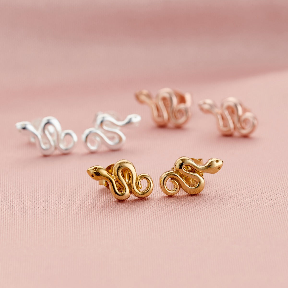 Snake Stud Earrings