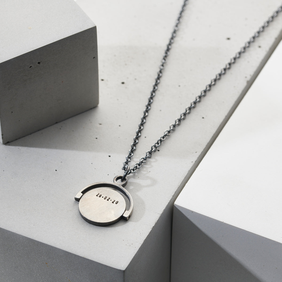 Men's Personalised Spinner Necklace