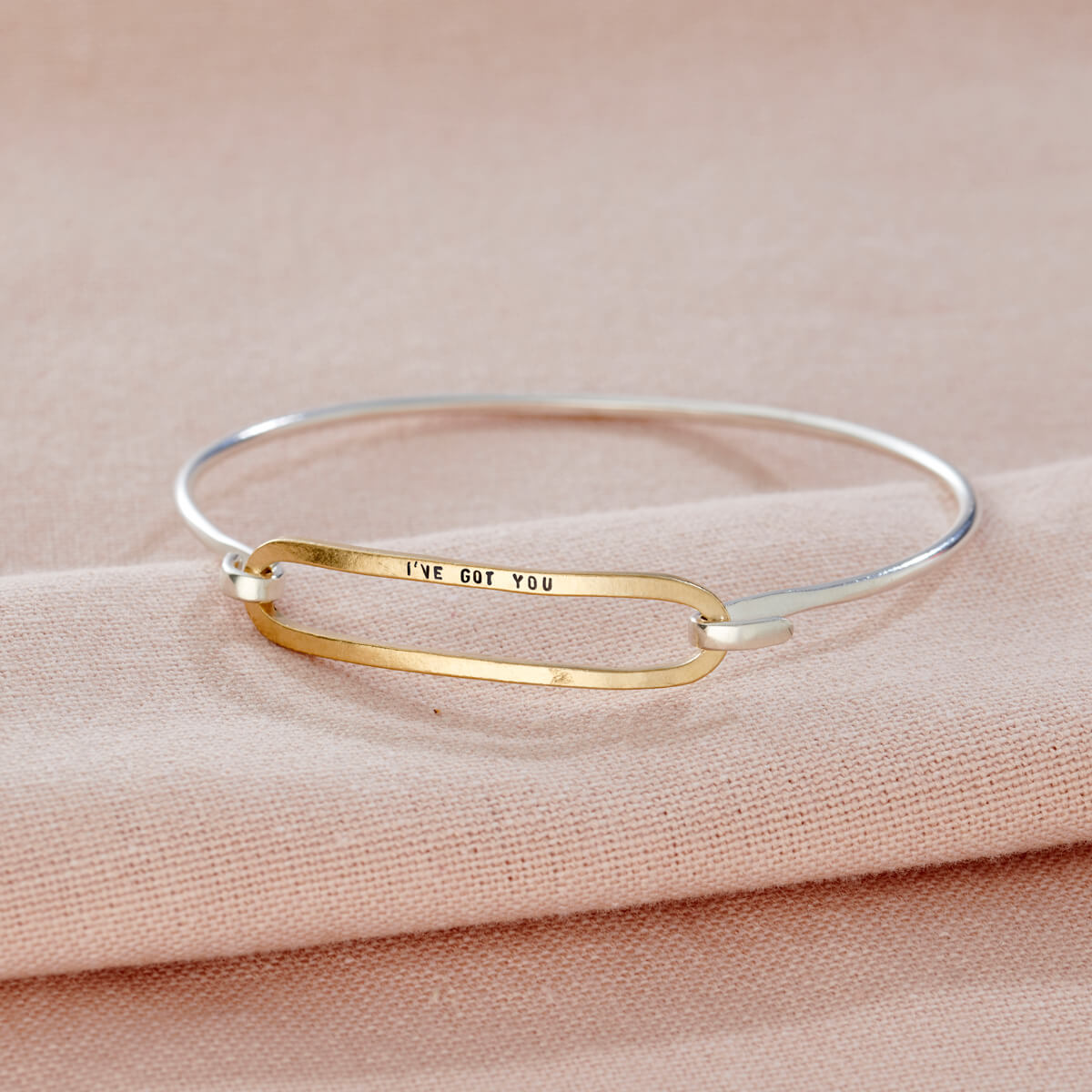 Personalised Large Link Bangle