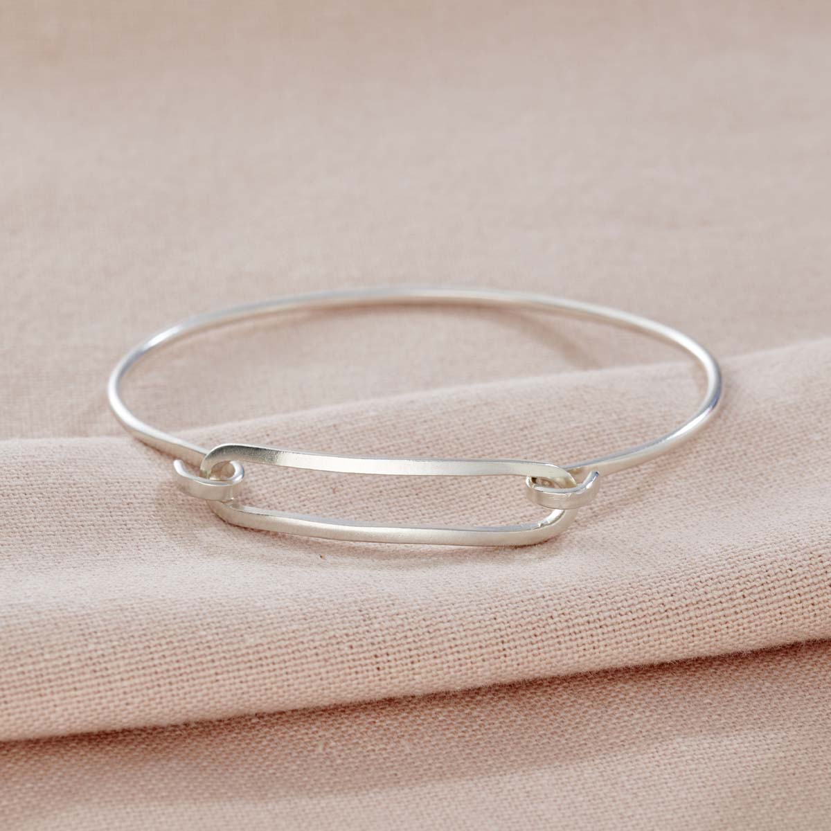 Personalised Large Link Bangle