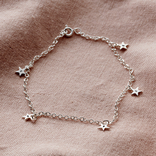 Personalised Star Station Bracelet