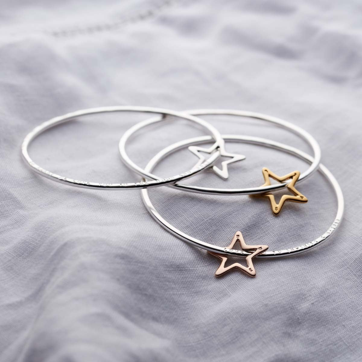 Personalised Star Bangle