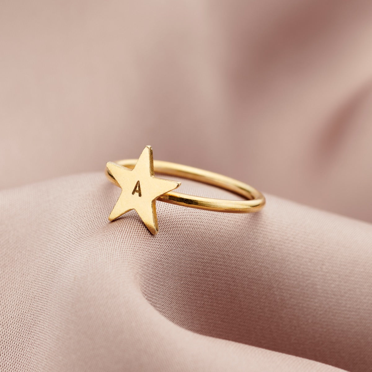 Star Initial Ring