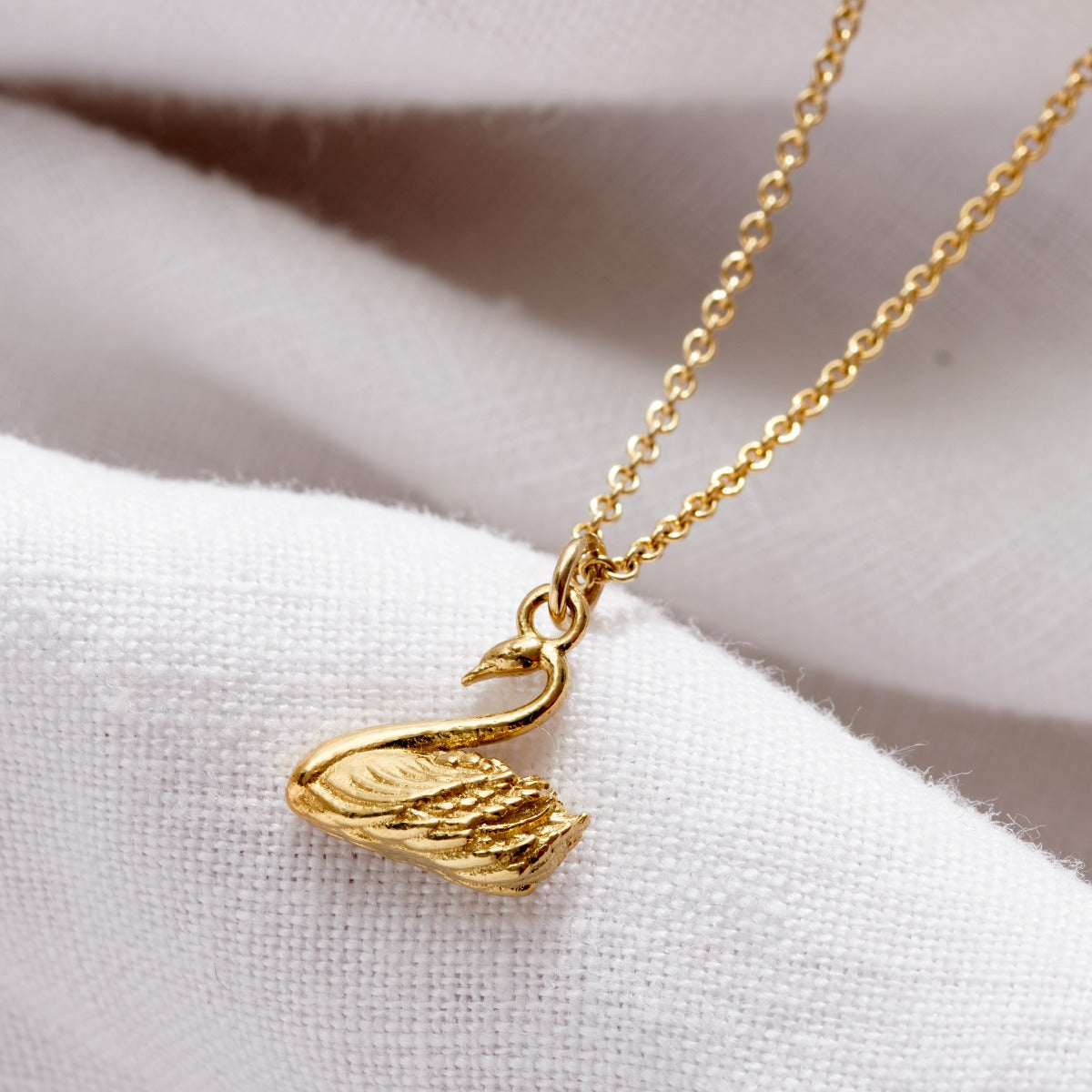 Soulmate Swan Charm Necklace