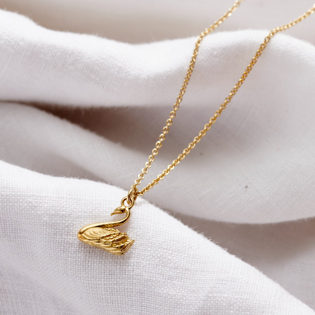 Soulmate Swan Charm Necklace