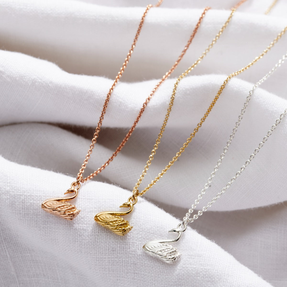 Soulmate Swan Charm Necklace