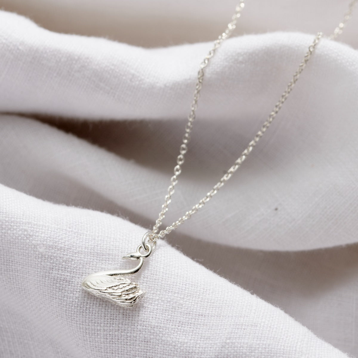 Soulmate Swan Charm Necklace