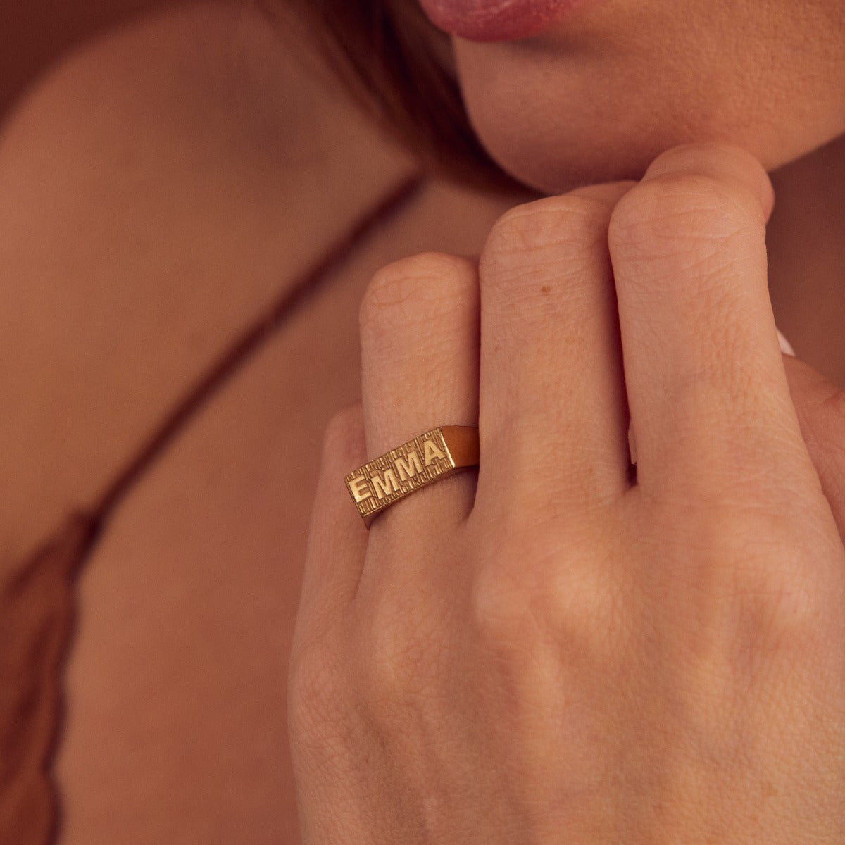 Personalised Engraved Impression Signet Ring