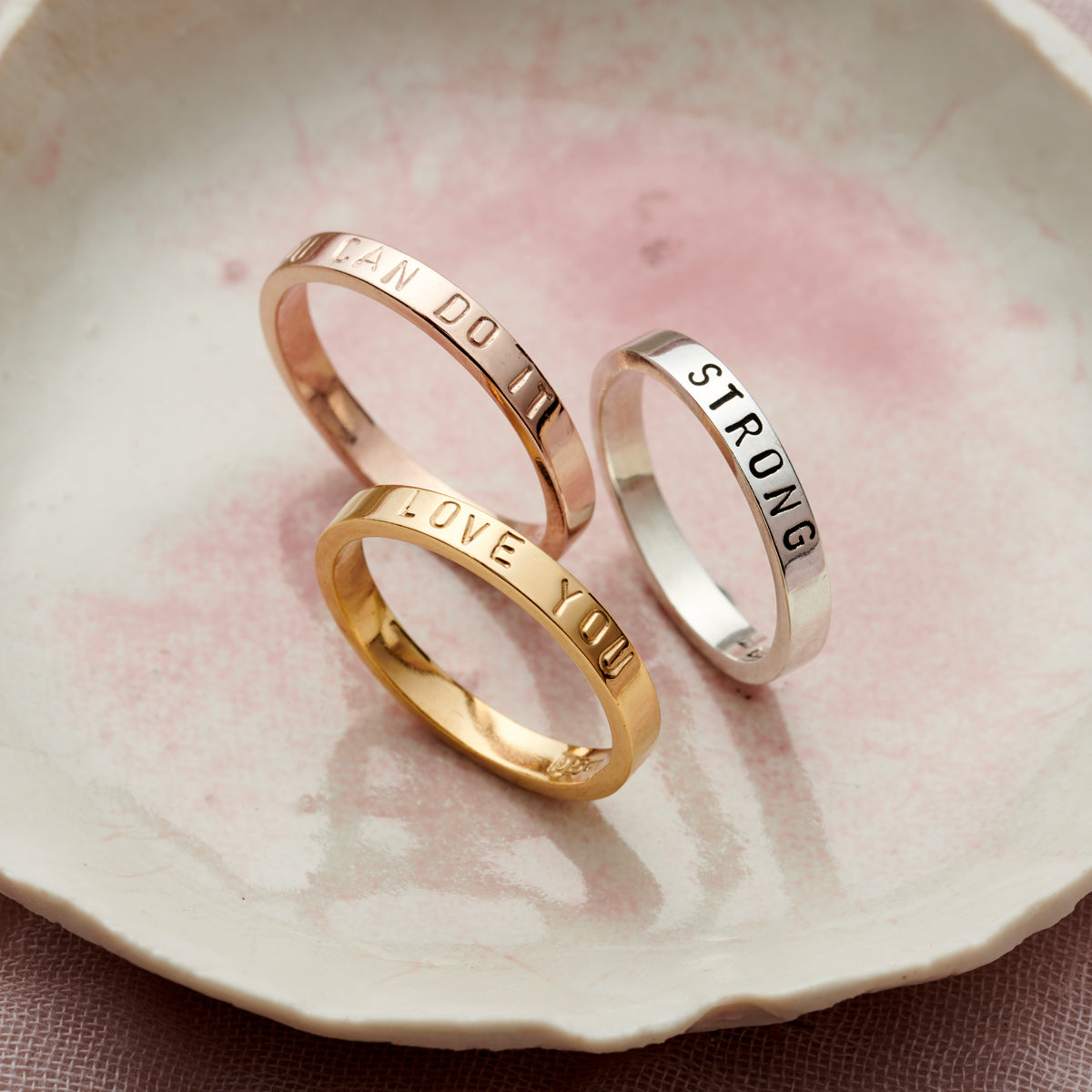 Personalised Slim Ring