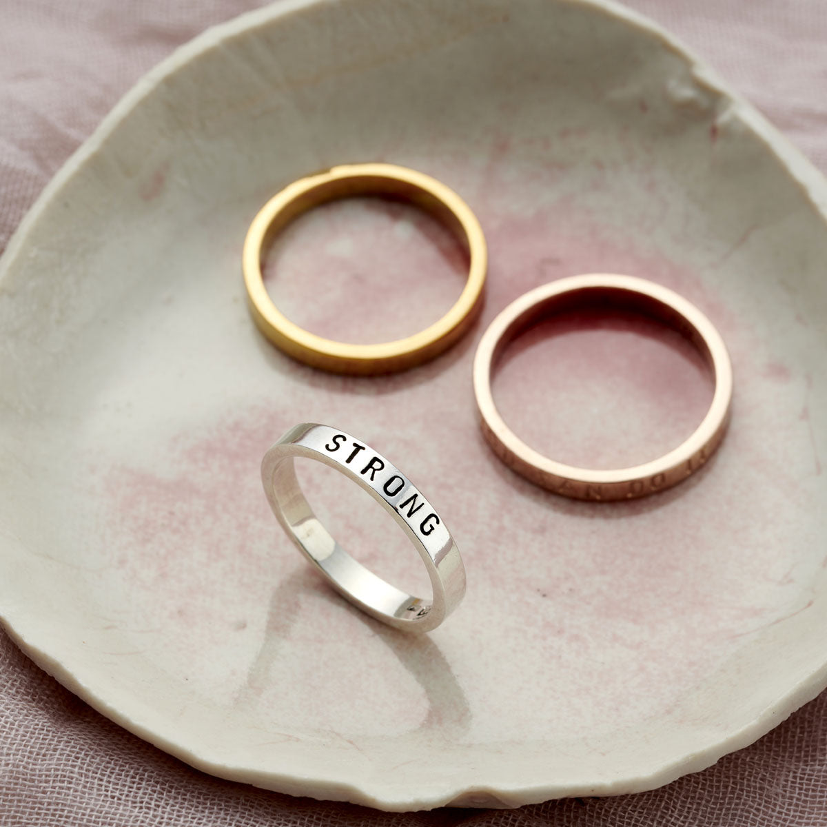 Personalised Slim Ring