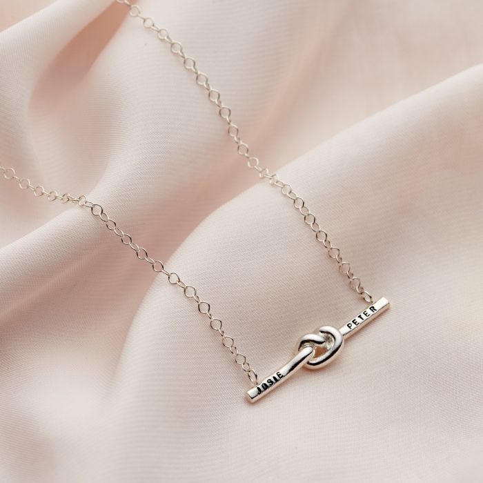 Personalised Tie The Knot Necklace