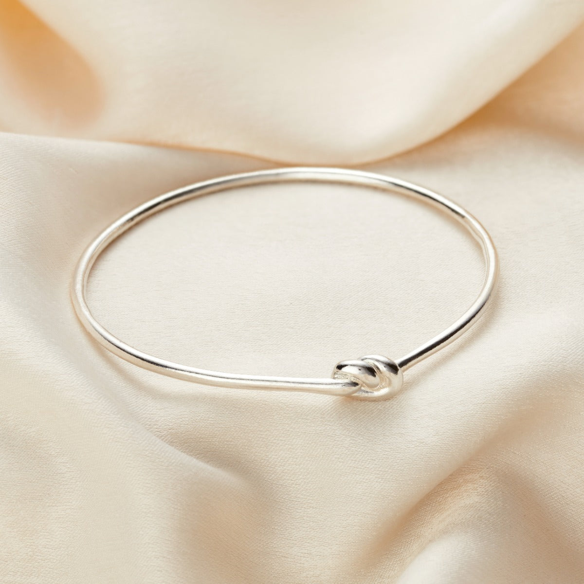 Personalised Tie The Knot Bangle