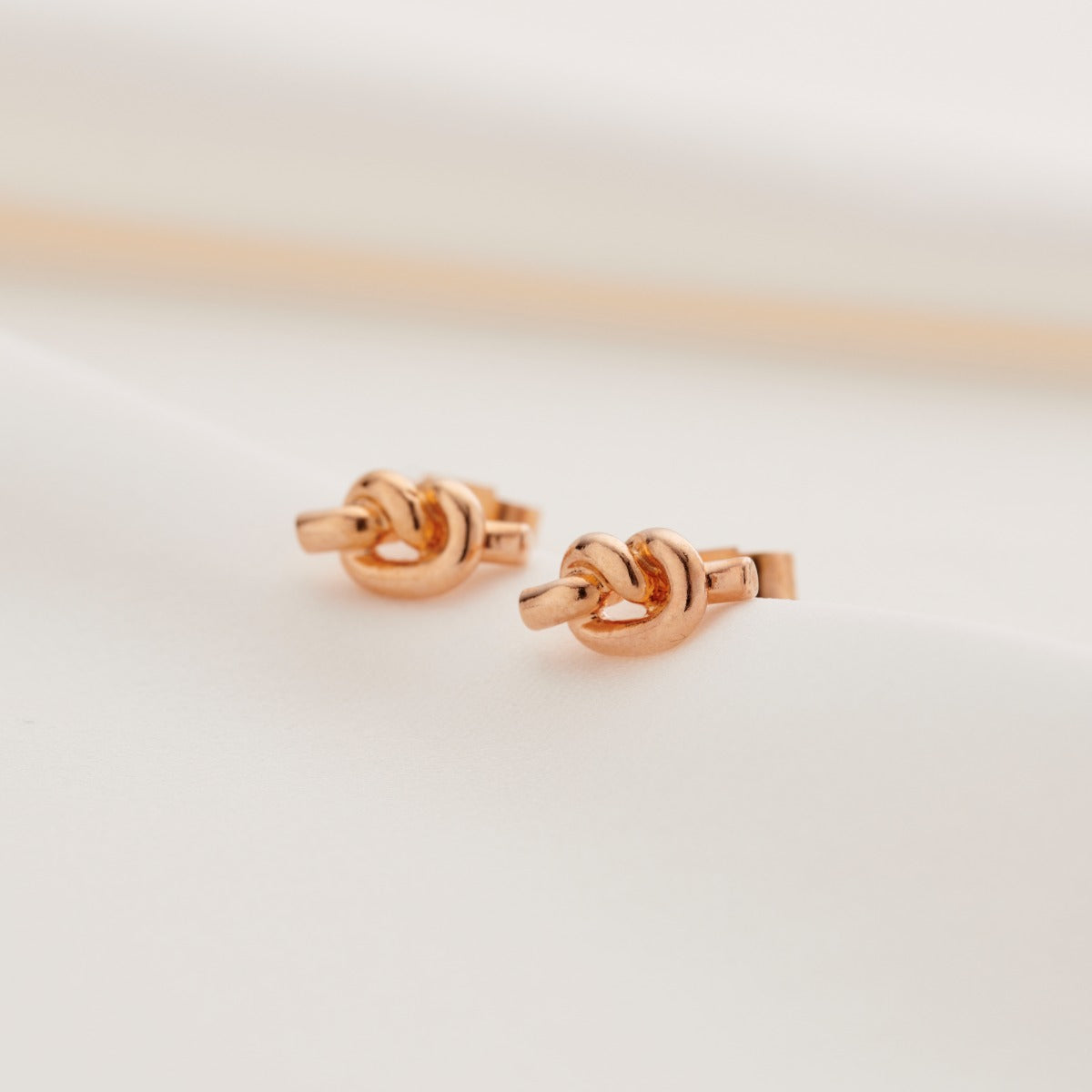 Tie The Knot Stud Earrings