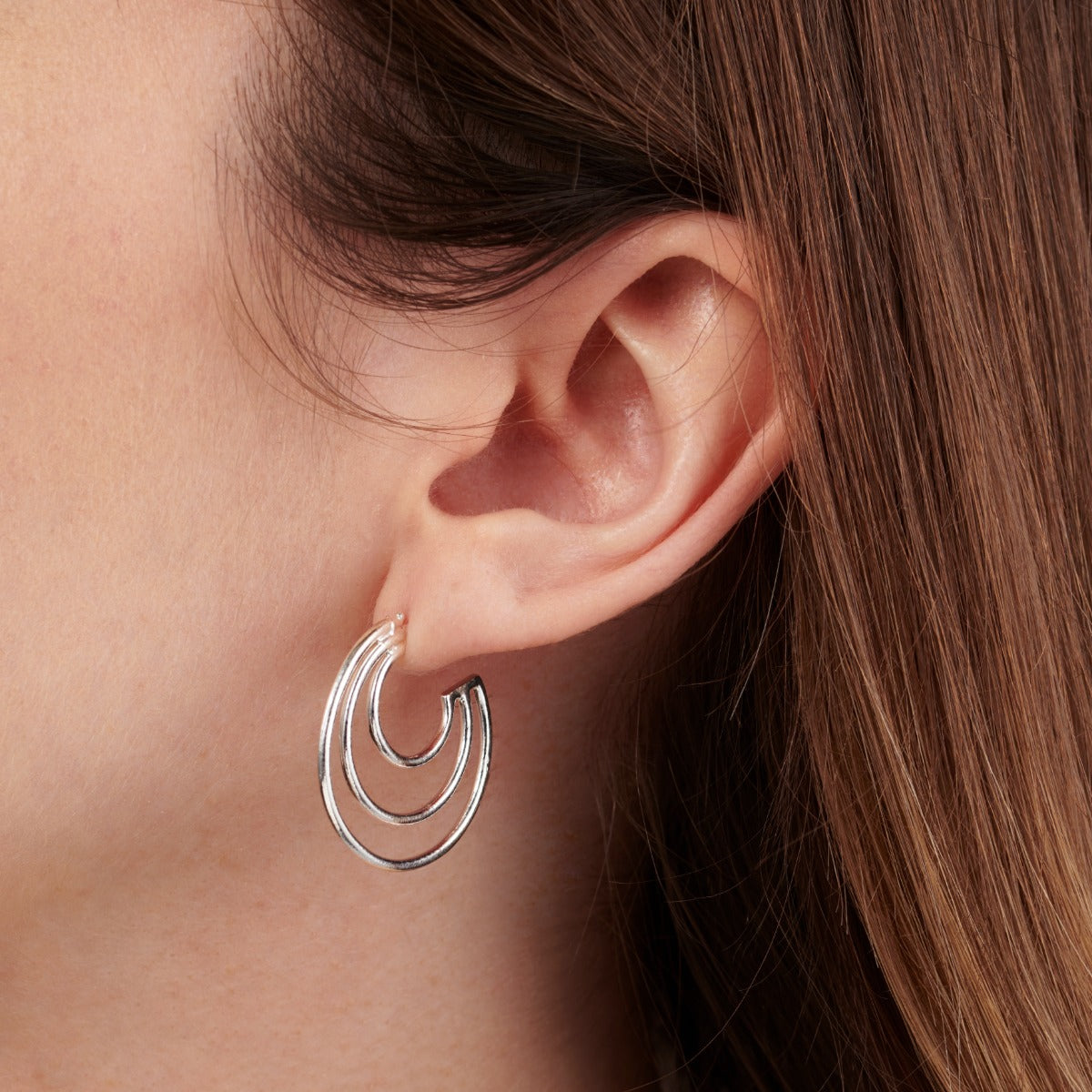 Triple Hoop Earrings