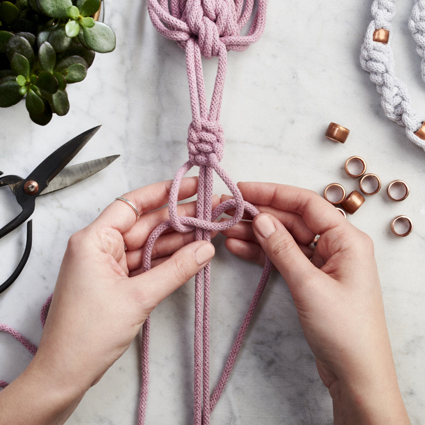 Macrame Plant Hanger Craft Kit