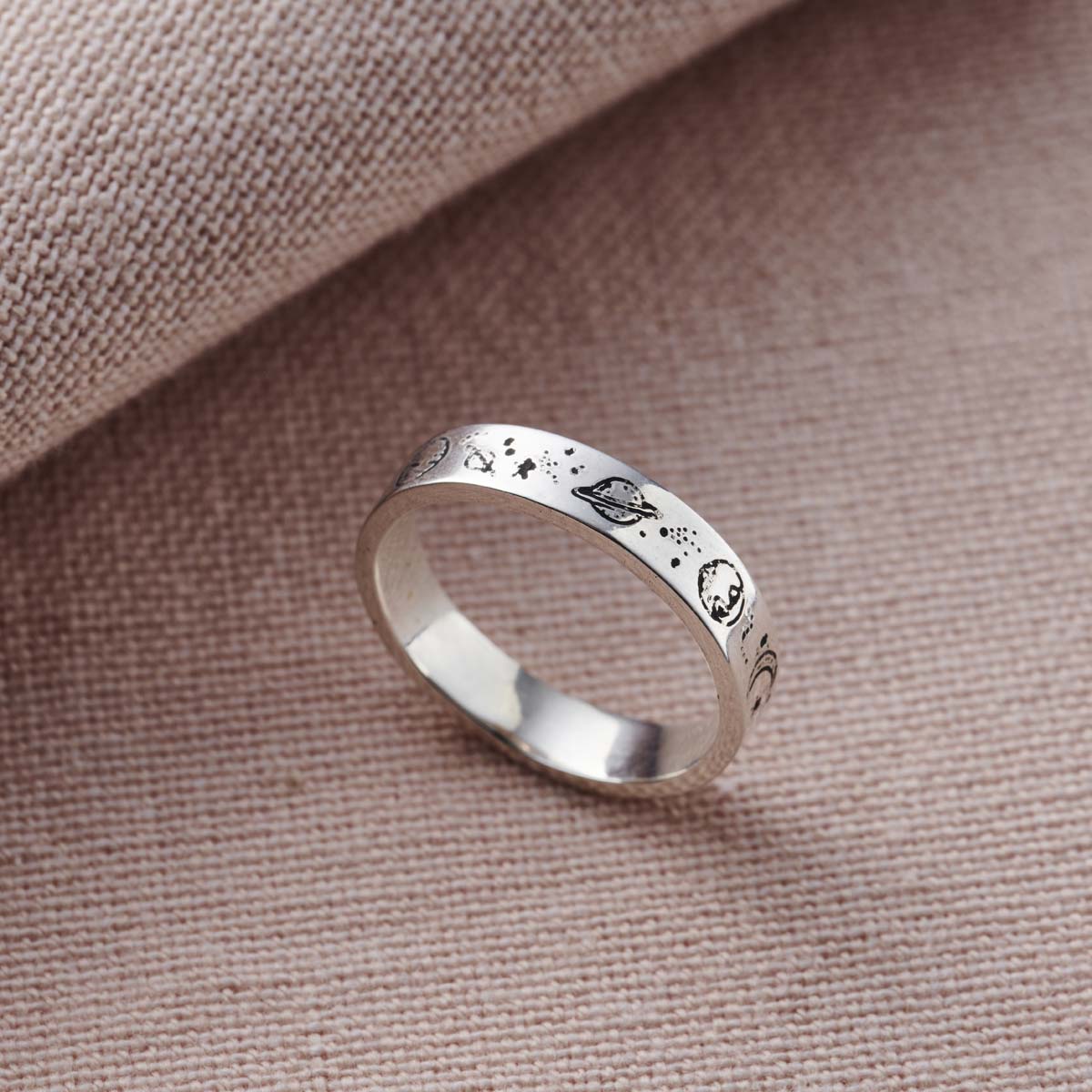 Personalised Love The Earth Ring