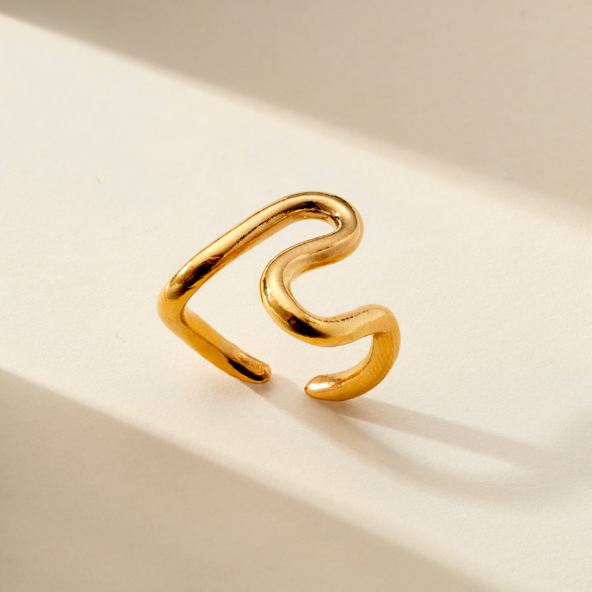 Squiggle Open Ring