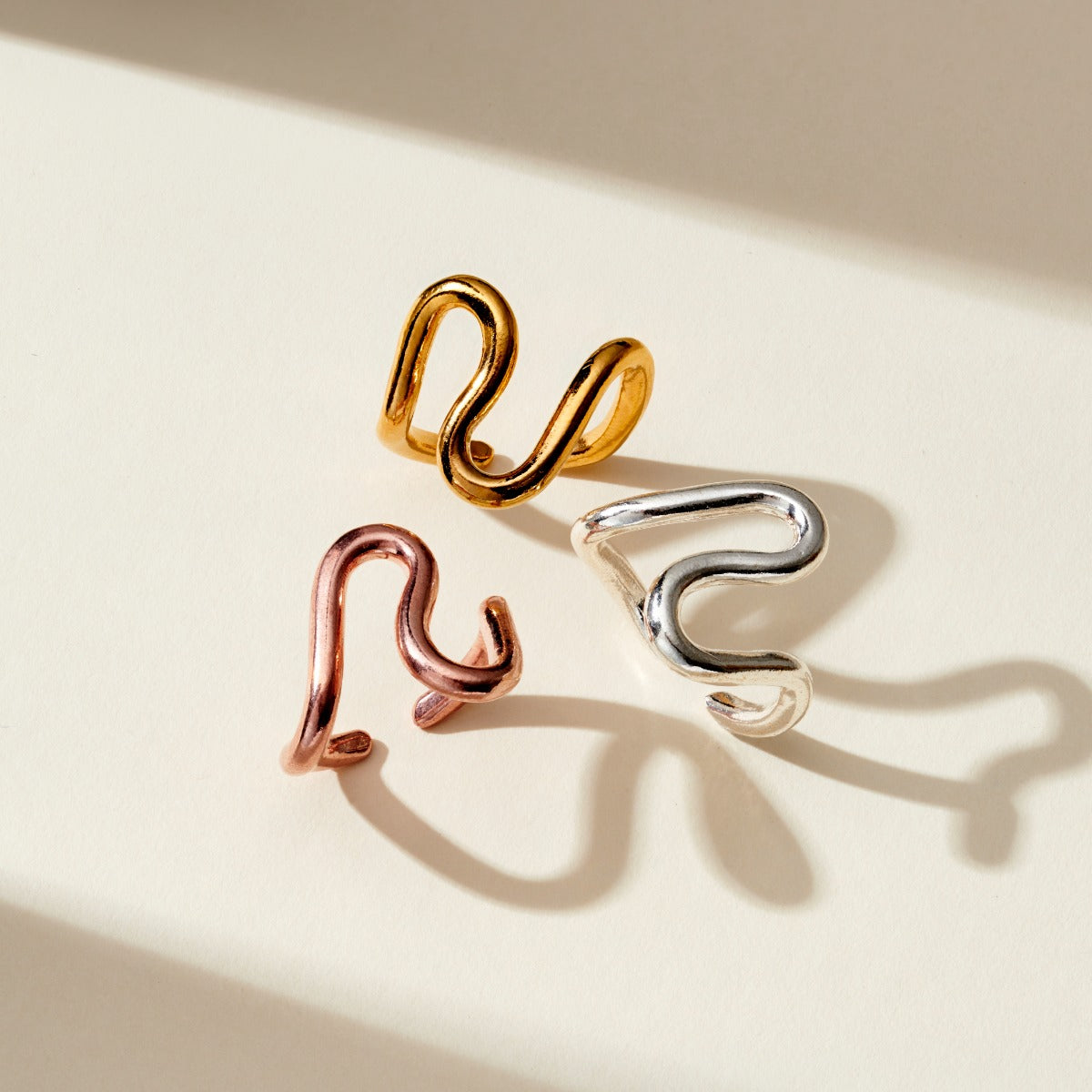 Squiggle Open Ring