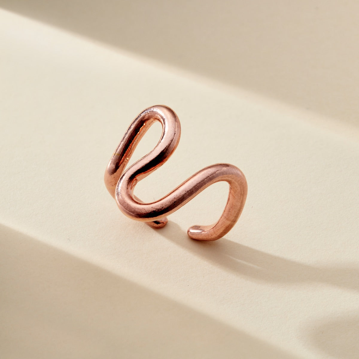 Squiggle Open Ring