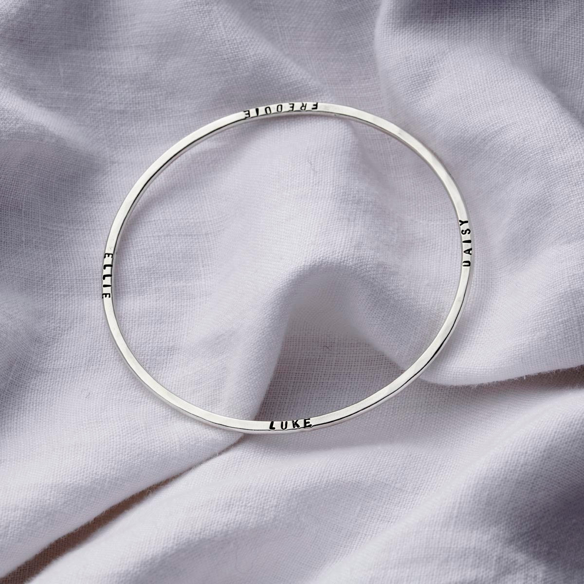 Personalised Word Bangle