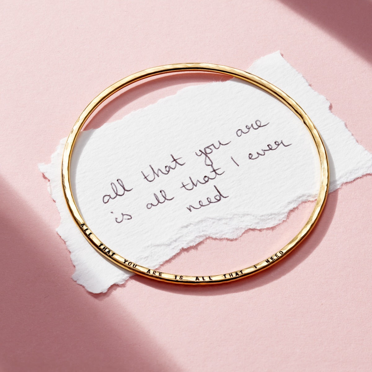 Personalised Message Bangle