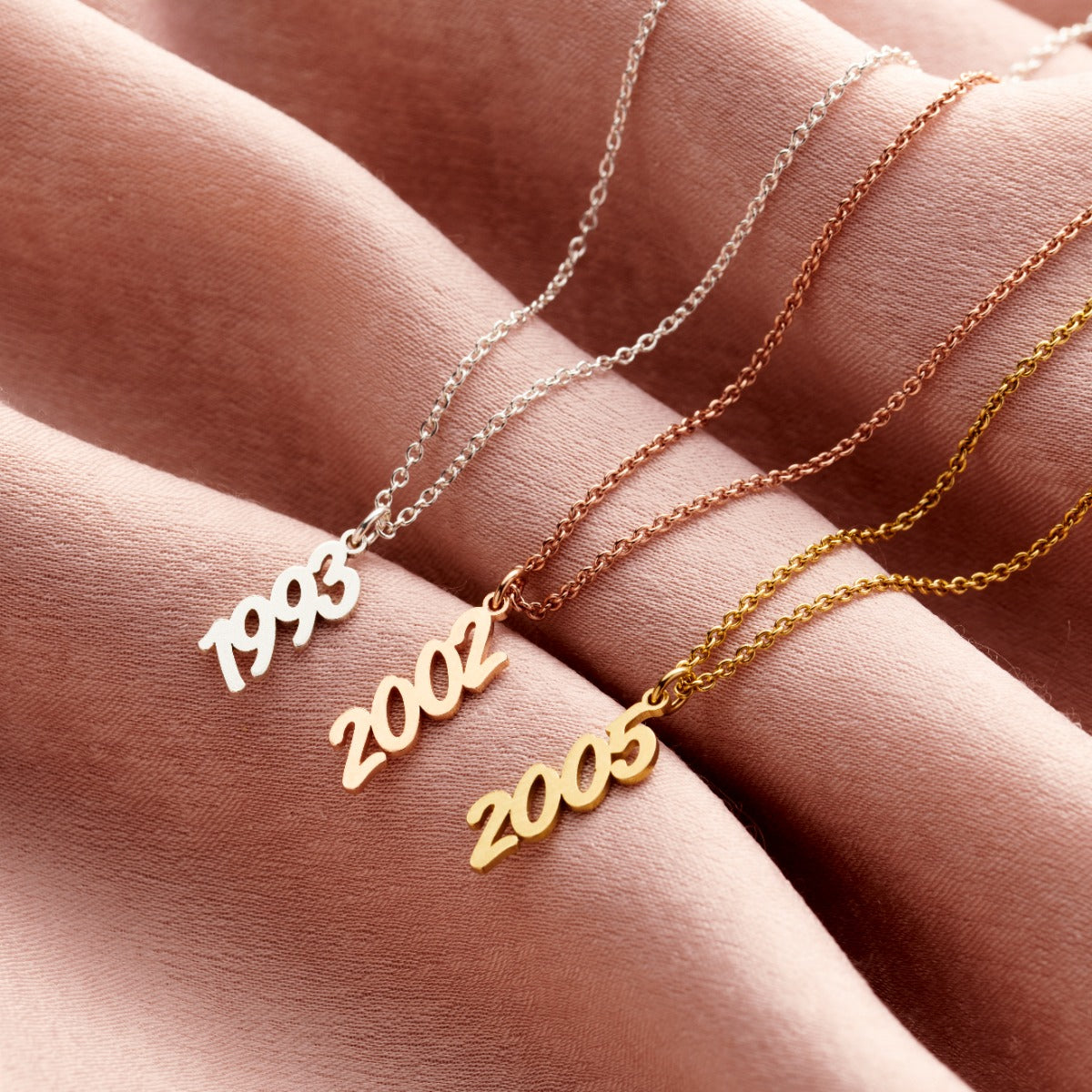 Birth Year Charm Necklace